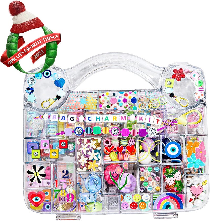 BaubleBar Ultimate DIY Bag Charm Kit | Oprah’s Favorite Things | Great for a Gift or Party | Keychain Jewelry Making Kit with Beads - Image 2